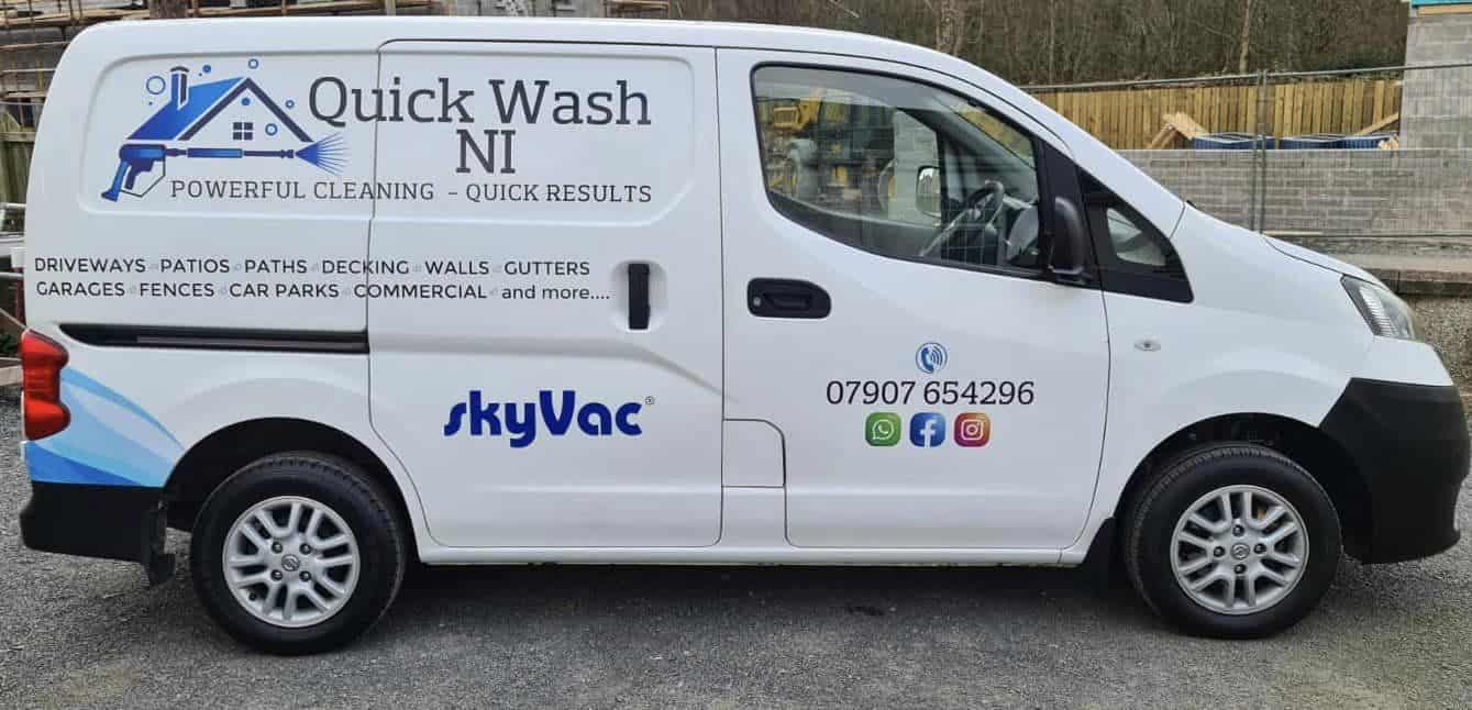 QuickWash NI service van